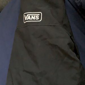 Vans windbreaker zip up hoodie